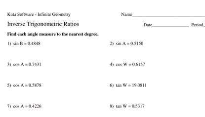 Kuta Software Infintite Giconsetry Inverse | StudyX