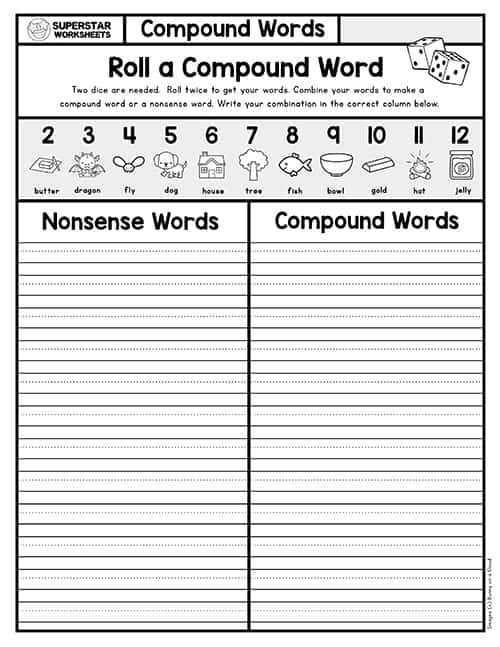 Compound Words Worksheets -Worksheets Library