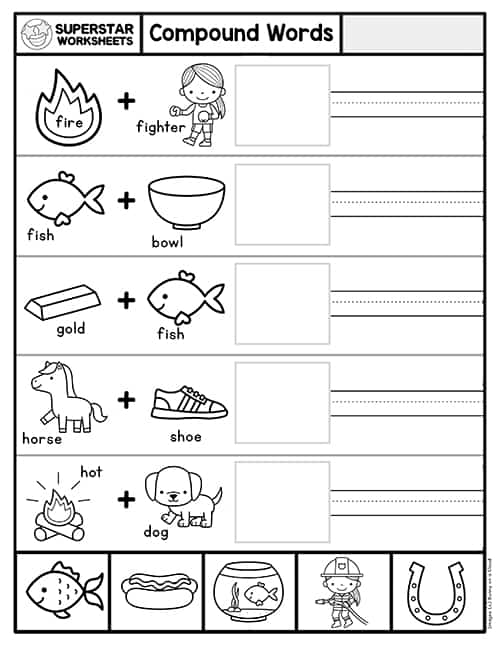 Compound Words Worksheets -Worksheets Library