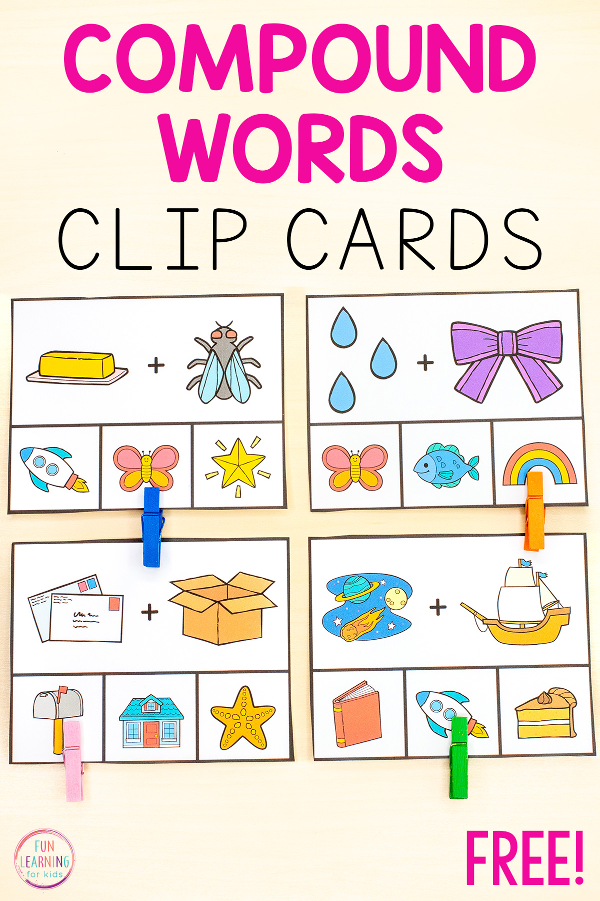 Compound Word Flashcards Superstar Worksheets Worksheets Library