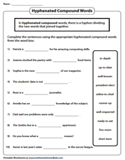 Compound Words Worksheets