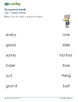Compound Words Worksheets - TheWorksheets.CoM - TheWorksheets Library