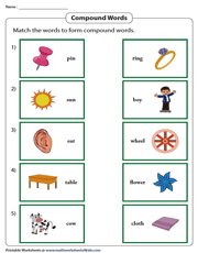 Compound Words Worksheets