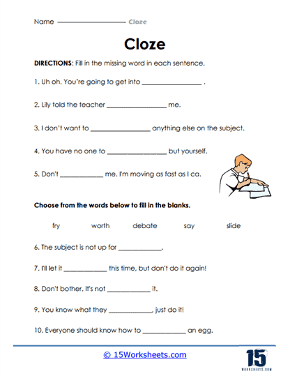 Reading Comprehension Worksheets - 15 Worksheets Library