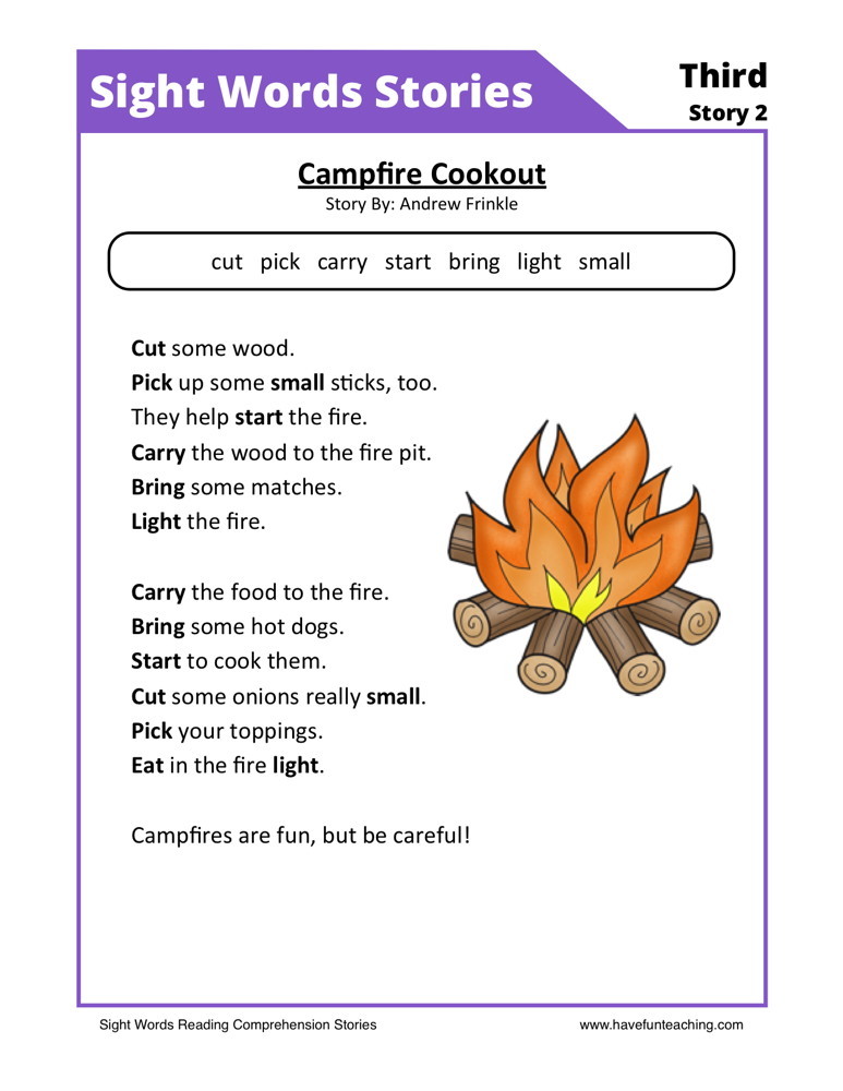 Comprehension Worksheets
