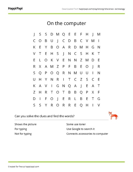 Computer Programming Terms Word Search - Worksheets Library