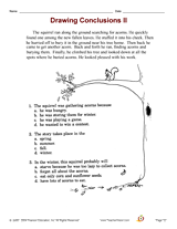 Drawing Conclusions II Printable (2nd - 3rd Grade) - TeacherVision