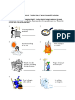 Energy Worksheet 2: Conduction, Convection and Radiation | PDF