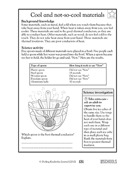 conductors and insulators worksheet 4th grade