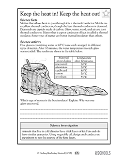 conductors and insulators worksheet 4th grade