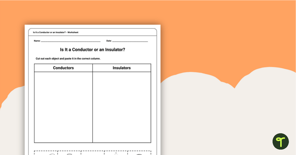 conductors and insulators worksheet 5th grade