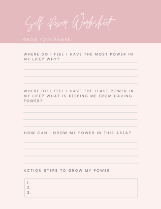 7 Amazing Self Esteem Worksheets That Will Make You Fall In Love ...