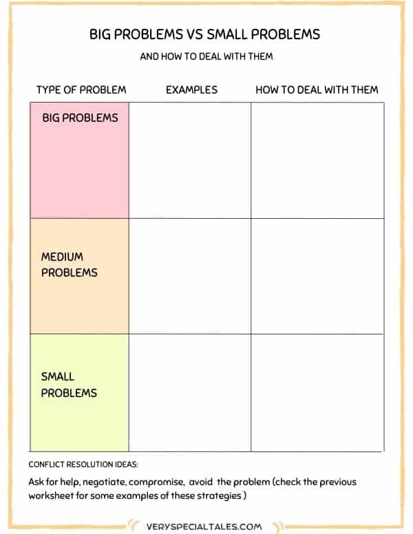 20 Fun Conflict Resolution Activities for Kids (Printable PDF ...
