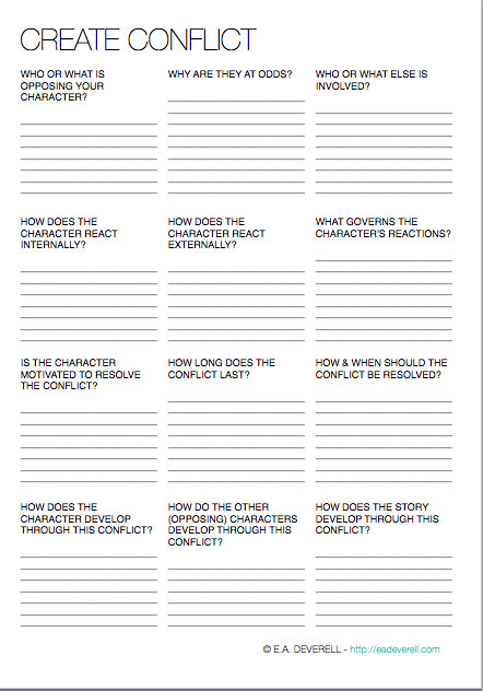 Character Conflict - How to Create, Compound &  Resolve Conflict