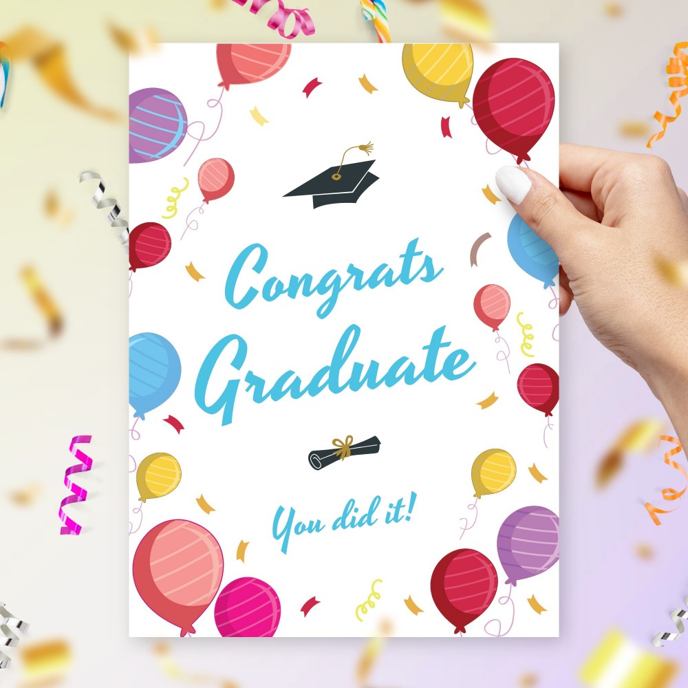 congratulations on graduation printable cards