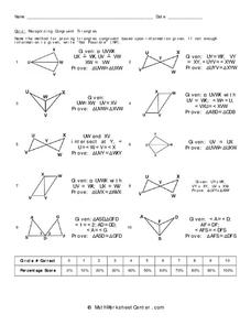 Congruent Triangles Worksheet for 10th Grade | Lesson Planet