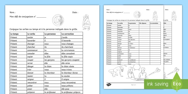 conjugate worksheet