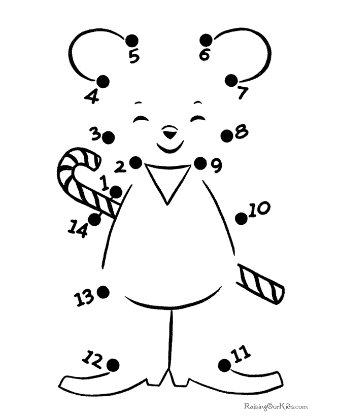 connect dots worksheet bear