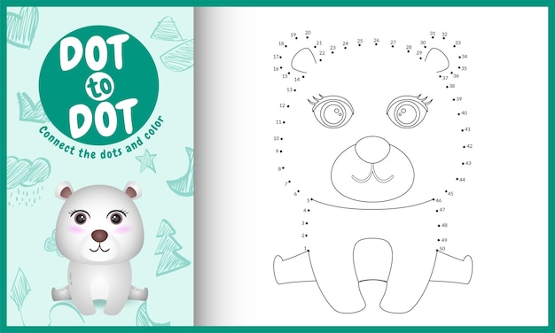 Premium Vector | Connect the dots kids game and coloring page with ...