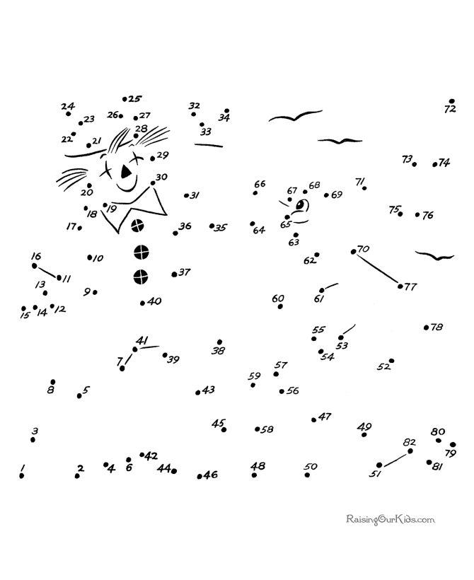 Hard connect the dots puzzles for kids and adults 057