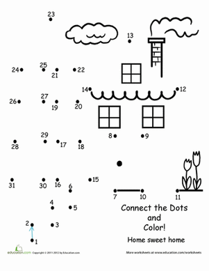 connect the dot worksheet