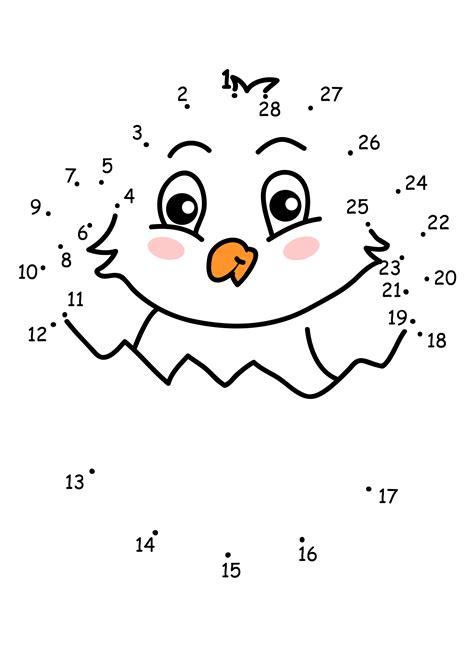 Printable Connect The Dots For Kindergarten