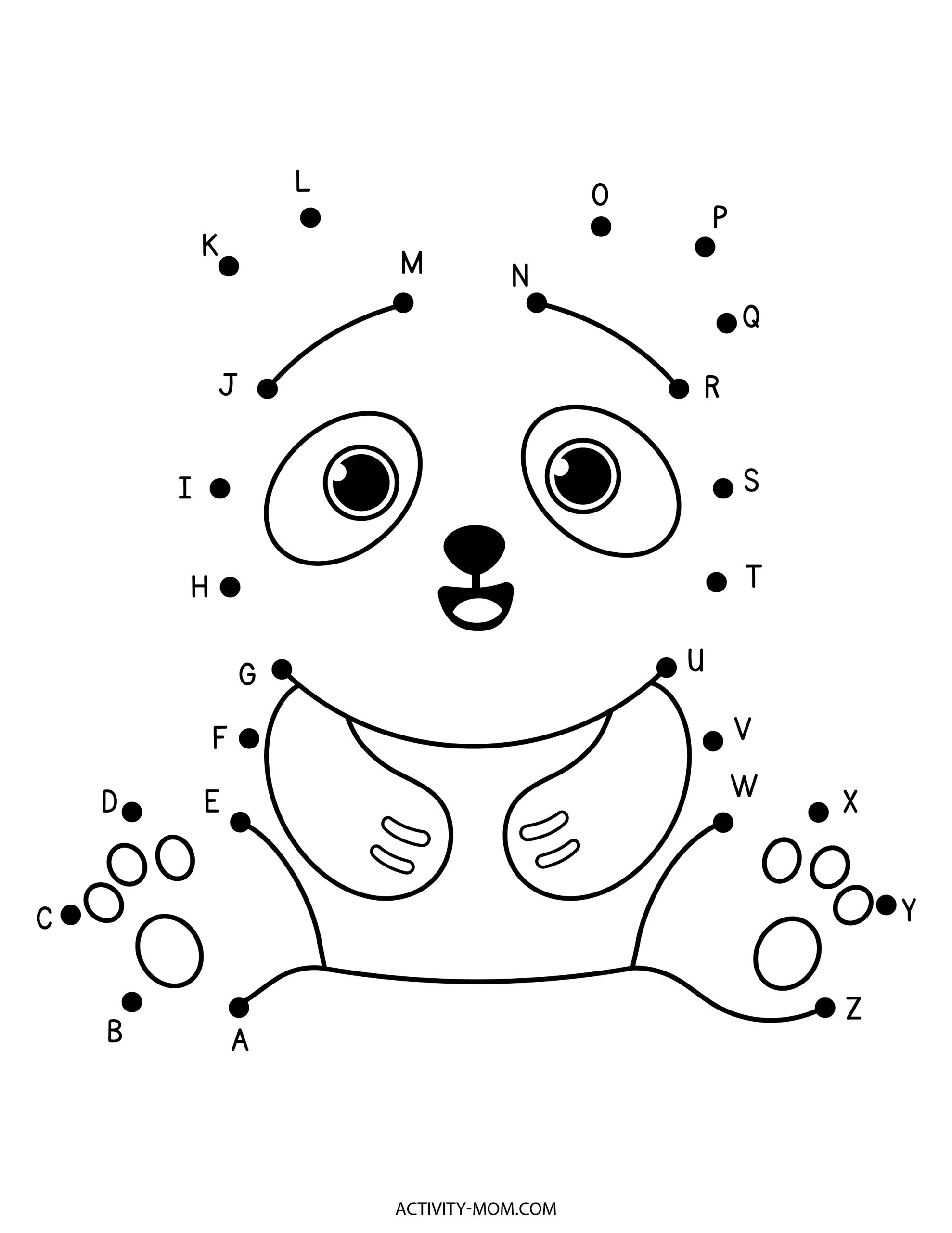 connect the dots kindergarten worksheet