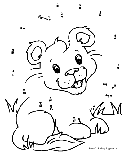 Connect the Dots, Dot to Dot Worksheets