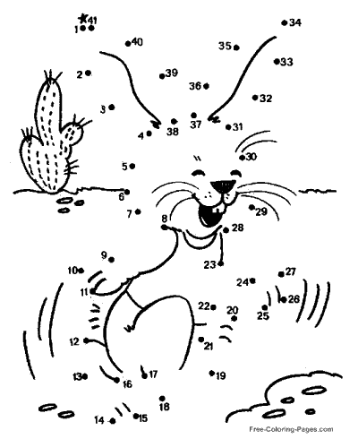 Connect the Dots, Dot to Dot Worksheets