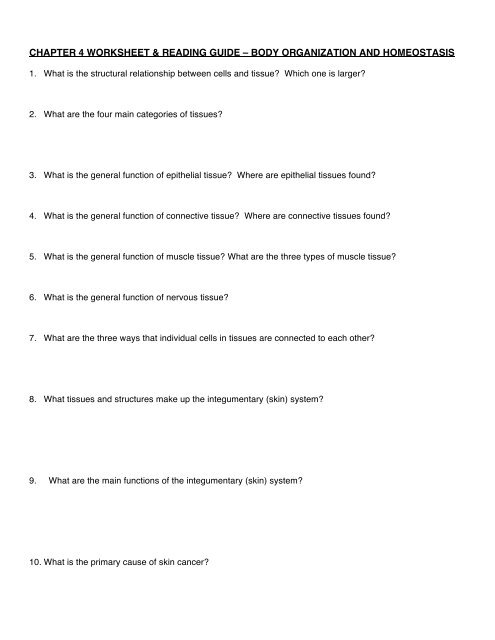 chapter 4 worksheet &   reading guide â€“ body ... - Fog.ccsf.edu