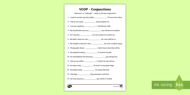 Connectives worksheet Year 6 | Primary Grammar &  Vocabulary