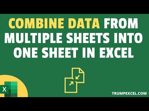 consolidate data from multiple worksheet in a single worksheet