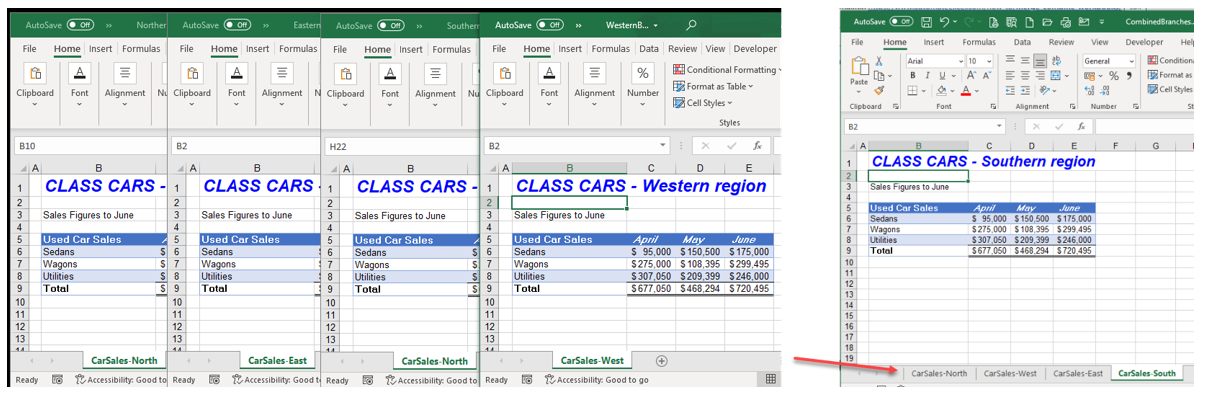 Merge Multiple Workbooks Into One in Excel &  Google Sheets ...