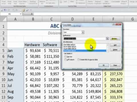 Consolidating Data from Multiple Excel Worksheets By Position