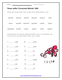 Complete the L Blends | Interactive Worksheet 