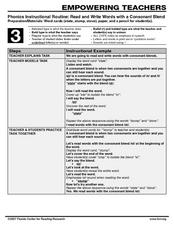 Consonant Blend Lesson Plans &  Worksheets :: 25 - 48