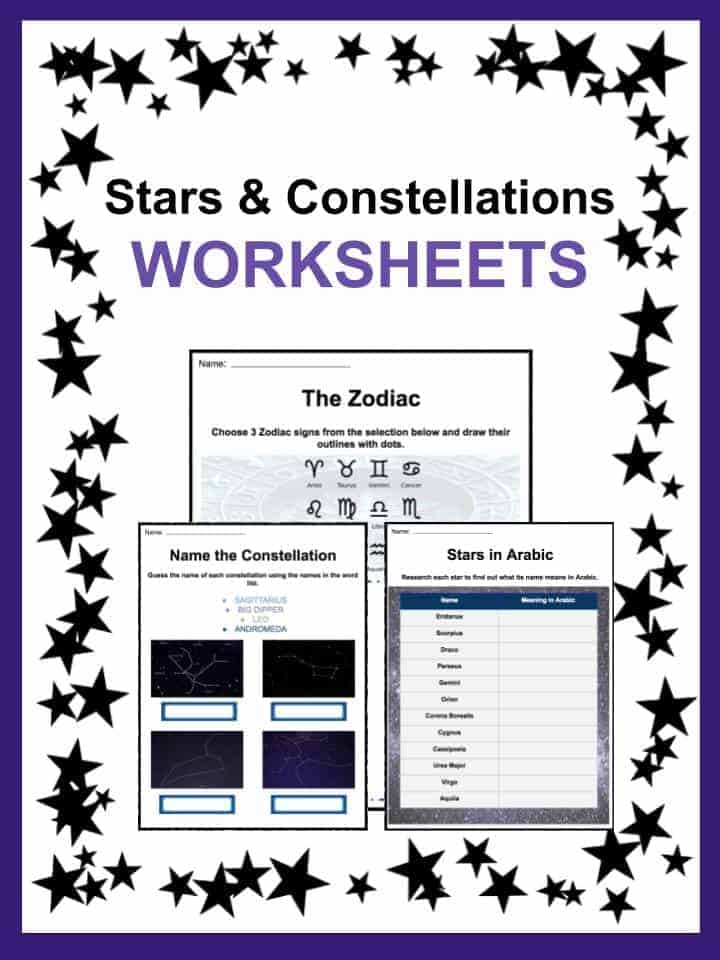 constellations for kids worksheet