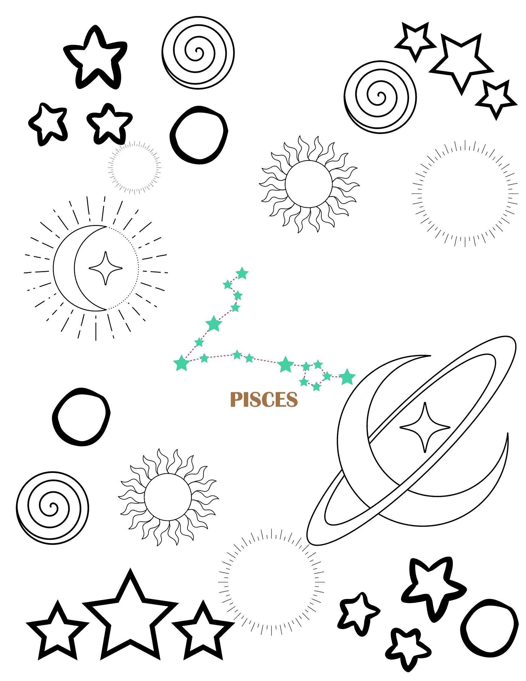 constellations for kids worksheet