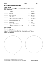 What Are Constellations? Space Science Printable (6th-12th Grade ...