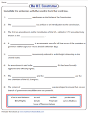 3 Branches of Government Worksheets - Homeschool Den