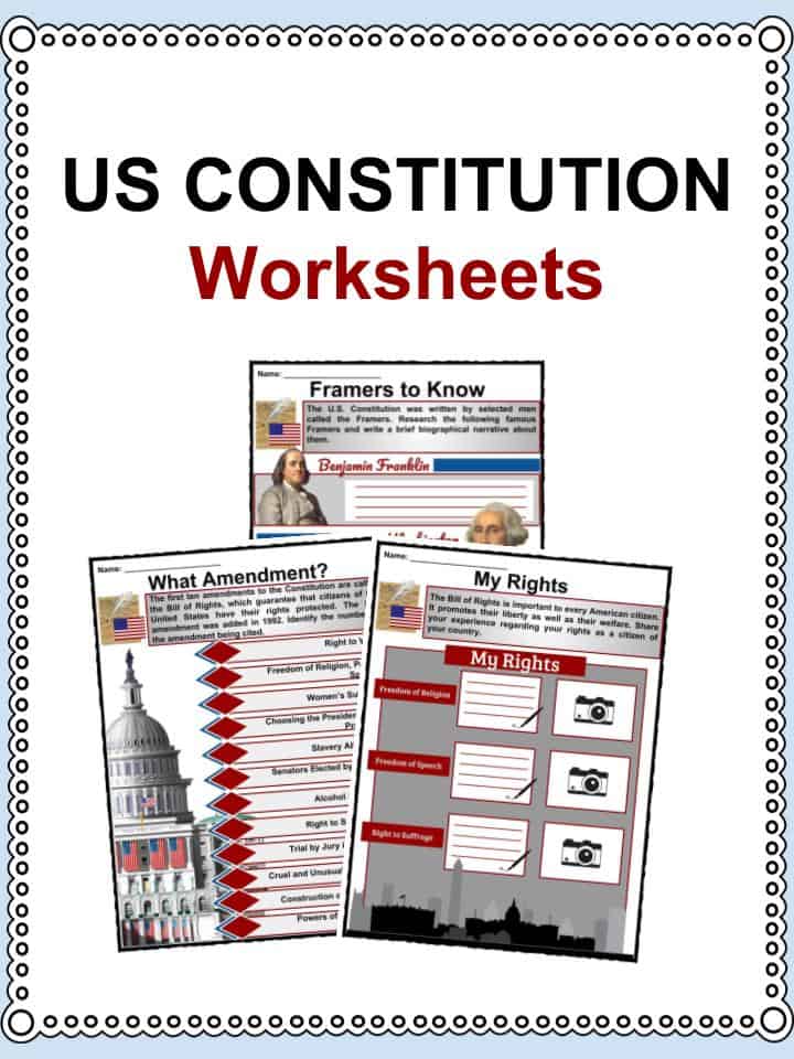 constitution worksheet