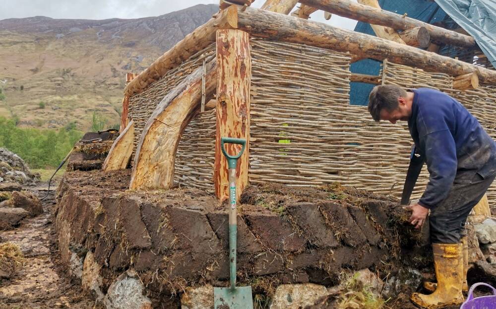 Our Glencoe turf house is taking shape | National Trust for Scotland