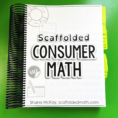 Scaffolded Math and Science: Scaffolded Consumer Math Curriculum ...