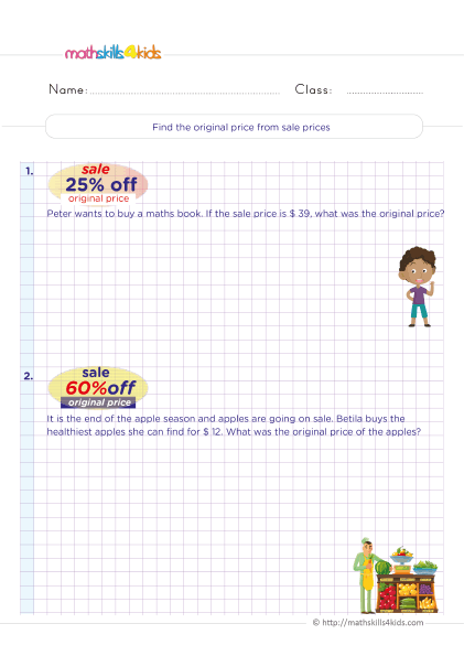 consumer math worksheet 12th grade