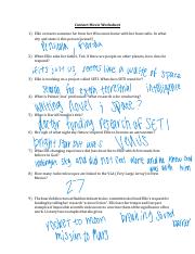 contact movie worksheet