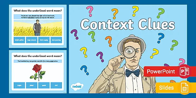 Context Clues Game and Context Clues PowerPoint | Twinkl USA