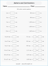 Printable length and height measurement worksheets for grades 1 to ...