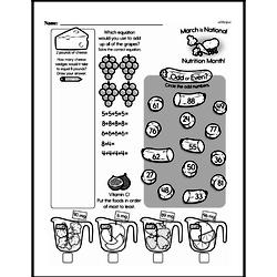 cooking measurement worksheet for kids