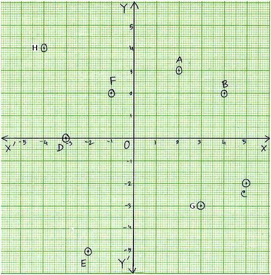 Worksheet on Coordinate Point | Questions are Based on Coordinate ...