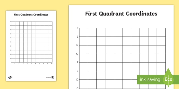 First Quadrant Grid - (teacher made) - Twinkl